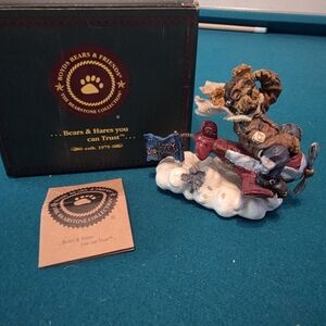 Boyds Bears Aviator Bear Figurine - Brown and Red